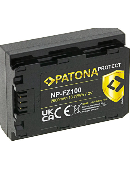 NP-FZ100 Protect 7.2V 2250mAh