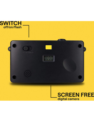 Screen Free Digital Cameras Yellow