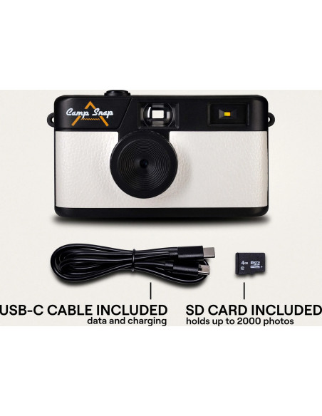 Screen Free Digital Cameras White Arctic