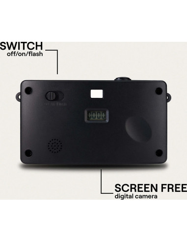 Screen Free Digital Cameras White Arctic