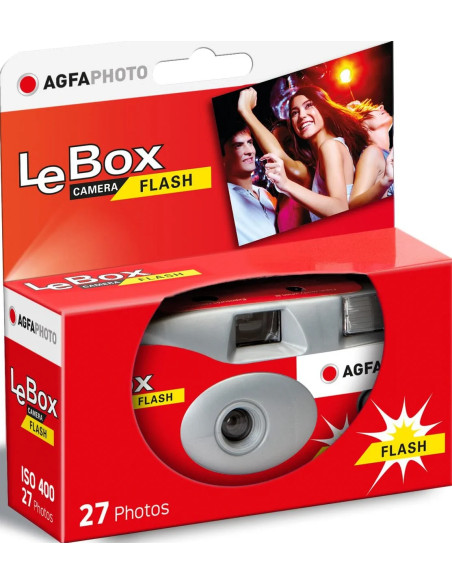 Disposable lebox, with flash, 400 ISO, 27 photos