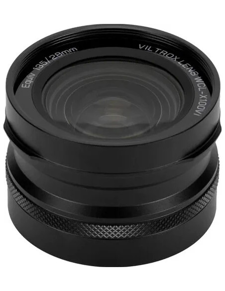 WCL-X100VI BLACK WIDE-ANGLE CONVERSION LENS (75g. 18.6mm) for FUJI X100 Series