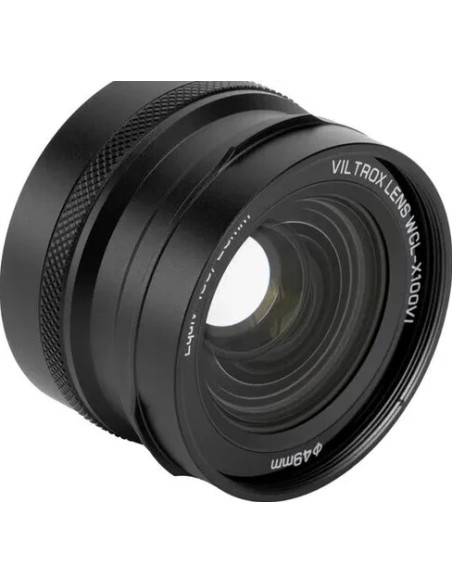 WCL-X100VI BLACK WIDE-ANGLE CONVERSION LENS (75g. 18.6mm) for FUJI X100 Series