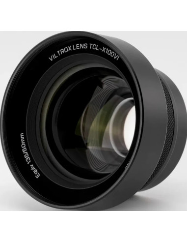 TCL-X100VI Black Telephoto Conversion Lens (45g. 32.3mm) For FUJI X100 Series
