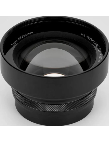 TCL-X100VI Black Telephoto Conversion Lens (45g. 32.3mm) For FUJI X100 Series