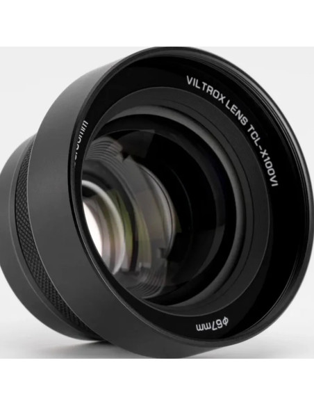 TCL-X100VI Black Telephoto Conversion Lens (45g. 32.3mm) For FUJI X100 Series
