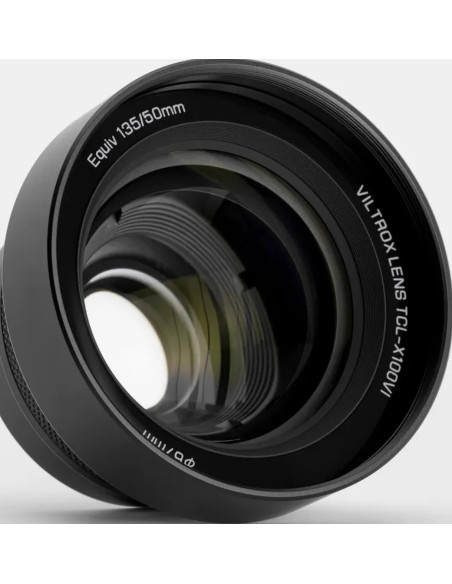 TCL-X100VI Black Telephoto Conversion Lens (45g. 32.3mm) For FUJI X100 Series