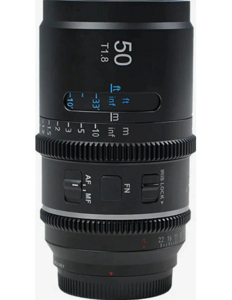 Astra 50mm T / 1.8 1.33x Anamorphic Fe AF Blue Flare Sony E-mount