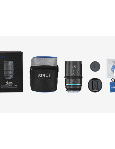 Astra 50mm T1.8 NIKON Z-Mount Blue Flare 1.33x Full Frame Auto Focus Anamorphic Cine Lens