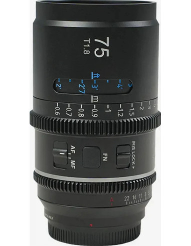 Astra 75mm T / 1.8 1.33x Anamorphic Fe AF Blue Flare L-Mount