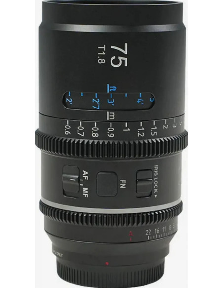 Astra 75mm T / 1.8 1.33x Anamorphic Fe AF Blue Flare L-Mount