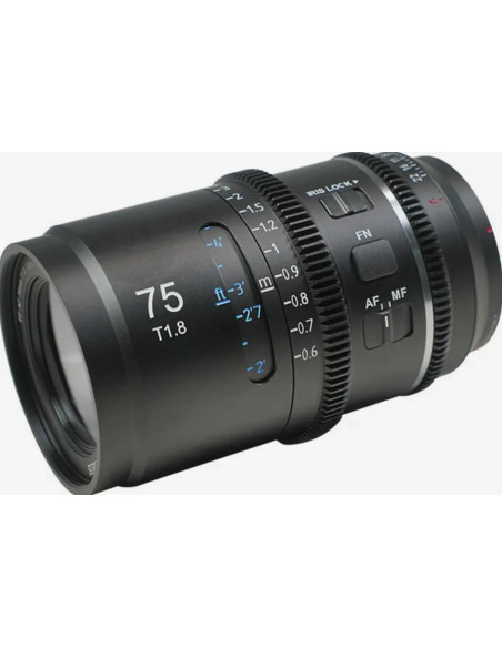 Astra 75mm T / 1.8 1.33x Anamorphic Fe AF Blue Flare L-Mount