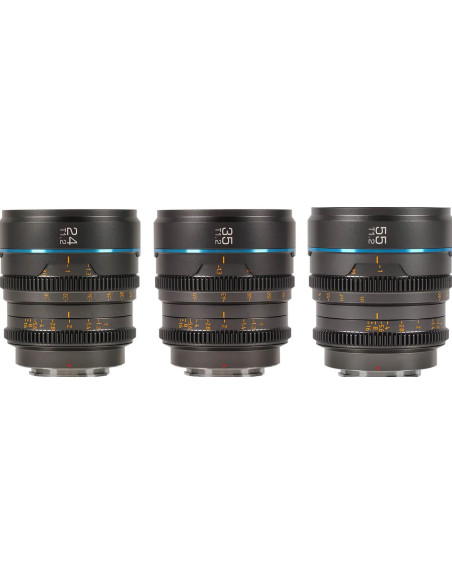 Set Night Walker T / 1.2 S35 Cine Canon RF (24mm, 35mm, 55mm) - Metal Gray