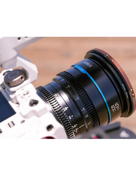 Set Night Walker T / 1.2 S35 Cine Fuji X (24mm, 35mm, 55mm) - Metal Gray