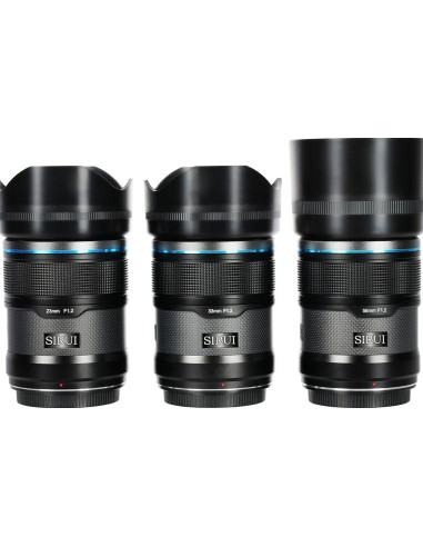 Sniper Sniper Sony Sony E-mount F / 1.2 (23mm, 33mm, 55mm) Black