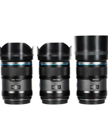 Sniper Sniper Sony Sony E-mount F / 1.2 (23mm, 33mm, 55mm) Black