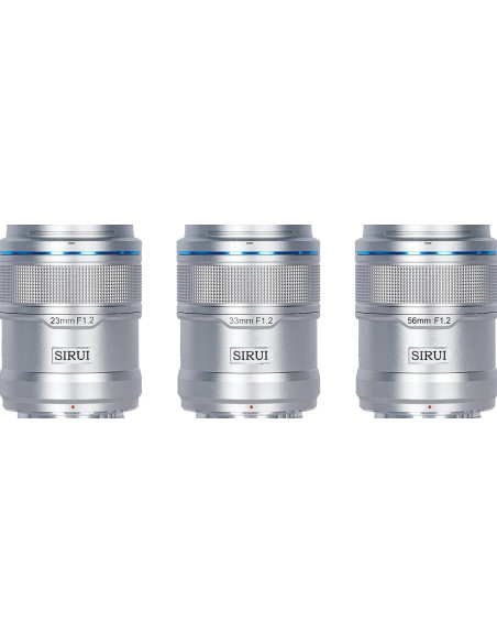 Sniper APS-C Sony Sony E-Mount F / 1.2 (23mm, 33mm, 55mm) Silver