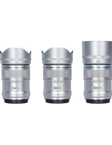 Sniper APS-C AF Set Nikon Z F / 1.2 (23mm, 33mm, 55mm) Silver