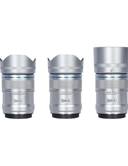 Sniper APS-C AF Set Nikon Z F / 1.2 (23mm, 33mm, 55mm) Silver