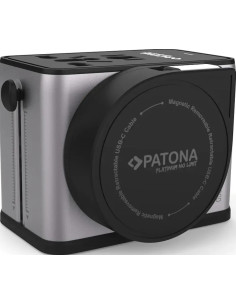 Platinum PD70W Universal adapter with 3x USB-C 1xUSB-A magnetic cable
