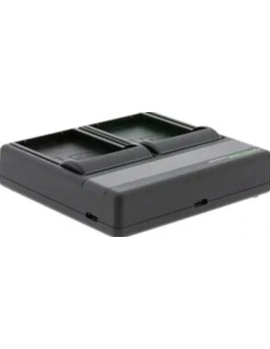 Premium Dual Pd Battery charger for Olympus BLX-1 incl. USB-C Input / Output