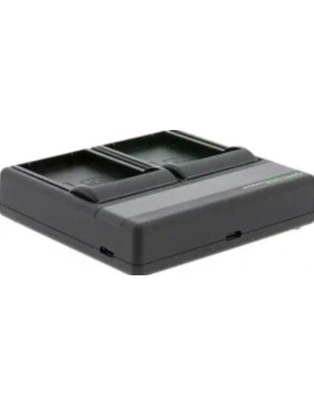 Premium Dual Pd Battery charger for Olympus BLX-1 incl. USB-C Input / Output