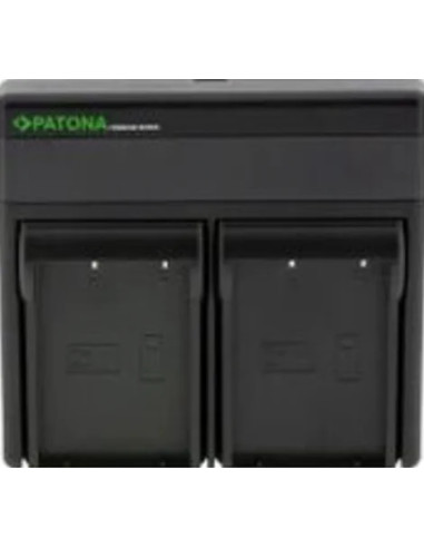 Premium Dual Pd Battery charger for Olympus BLX-1 incl. USB-C Input / Output