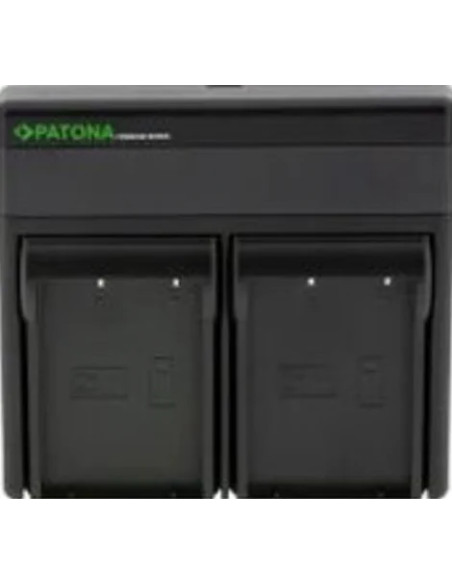 Premium Dual Pd Battery charger for Olympus BLX-1 incl. USB-C Input / Output