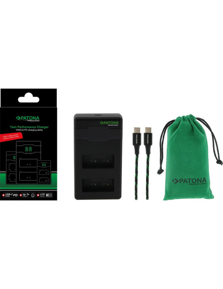 Premium Twin Performance PD charger for Fuji NP-W126
