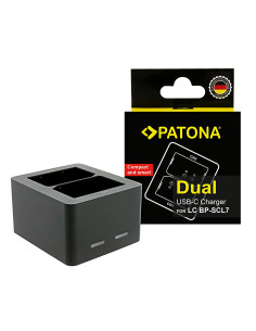 PATONA Dual Charger for Leica M11P M11M 24029 BP-SCL7 incl. USB-C Cable