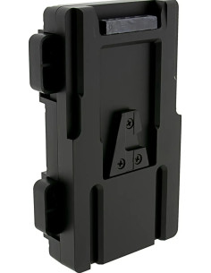 Hot Swap V-Mount Adapter for 2x V-Mount PATONA Nano Batteries incl. Charging Function D-TAP 2