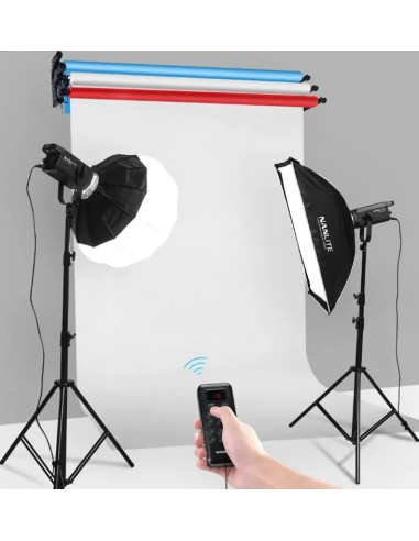 BE-3R Electric Wall Set with Radio Control for 3 Rolls