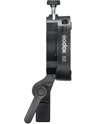 Speedlite S3 bracket for flash with Bowens attack