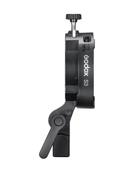 Speedlite S3 bracket for flash with Bowens attack