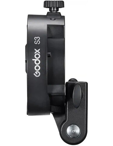 Speedlite S3 bracket for flash with Bowens attack