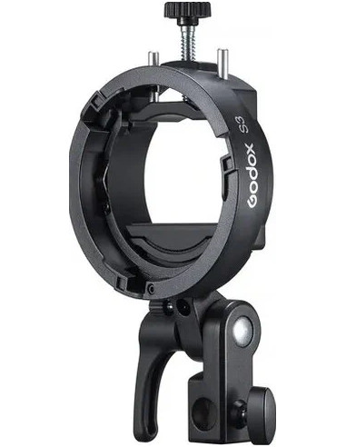 Speedlite S3 bracket for flash with Bowens attack