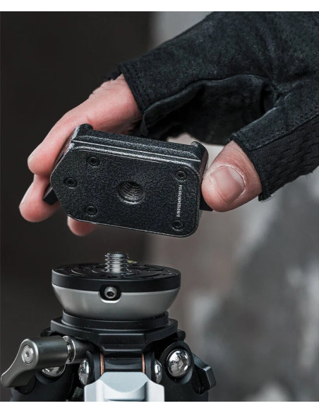 Arca-Type quick release clamp and plate
