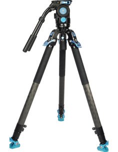 Professional video tripod kit SVT75 + SVH15 Carbon fiber rapid