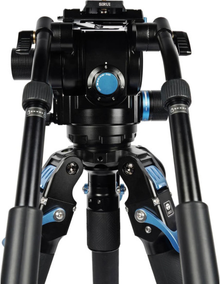 Professional video tripod kit SVT75 + SVH15 Carbon fiber rapid