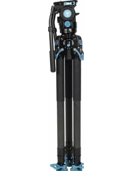 Professional video tripod kit SVT75 + SVH15 Carbon fiber rapid