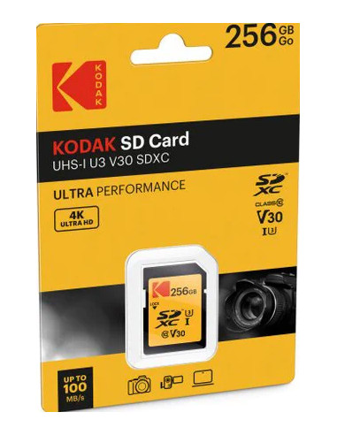 SD 256GB Ultra Performance Class 10 UHS-I U3 V30 A1