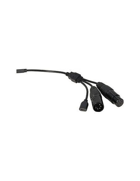 USB-C cable with 3 DMX connections for PAVOTUBE II 6XR / PAVOTUBE T8-7X / PAVOBULB 10C