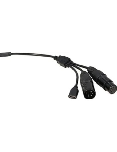 USB-C cable with 3 DMX connections for PAVOTUBE II 6XR / PAVOTUBE T8-7X / PAVOBULB 10C