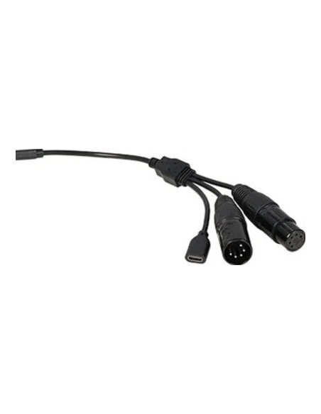 USB-C cable with 3 DMX connections for PAVOTUBE II 6XR / PAVOTUBE T8-7X / PAVOBULB 10C