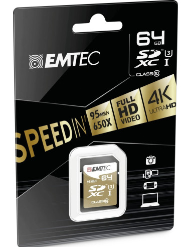 64GB SDHC CL.10 Speedin 85MB / 85MB U3