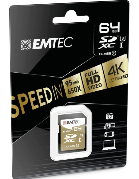 64GB SDHC CL.10 Speedin 85MB / 85MB U3