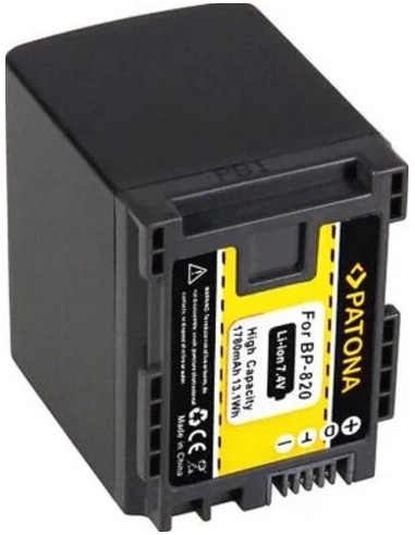 1194 battery for Canon BP-820, CANON HF-G30, XA20, XA2