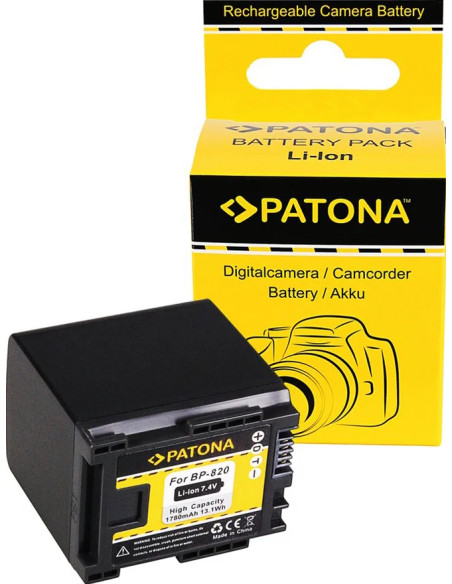 1194 battery for Canon BP-820, CANON HF-G30, XA20, XA2