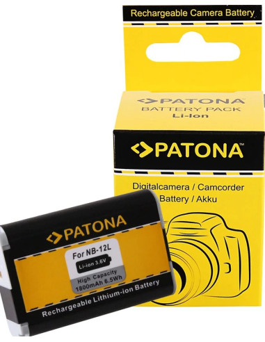 1240 Battery for Canon NB-12L LEGRIA MINI X VIXIA MINI X POWERSHOT G1