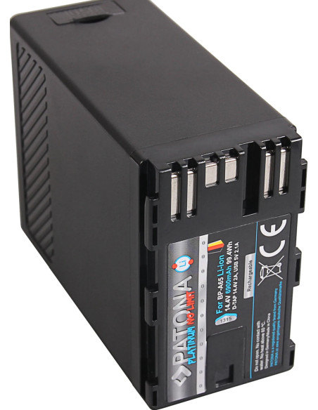 1315 Platinum Battery for Canon BP-A65